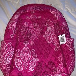 Pink Vera Bradley Campus Backpack